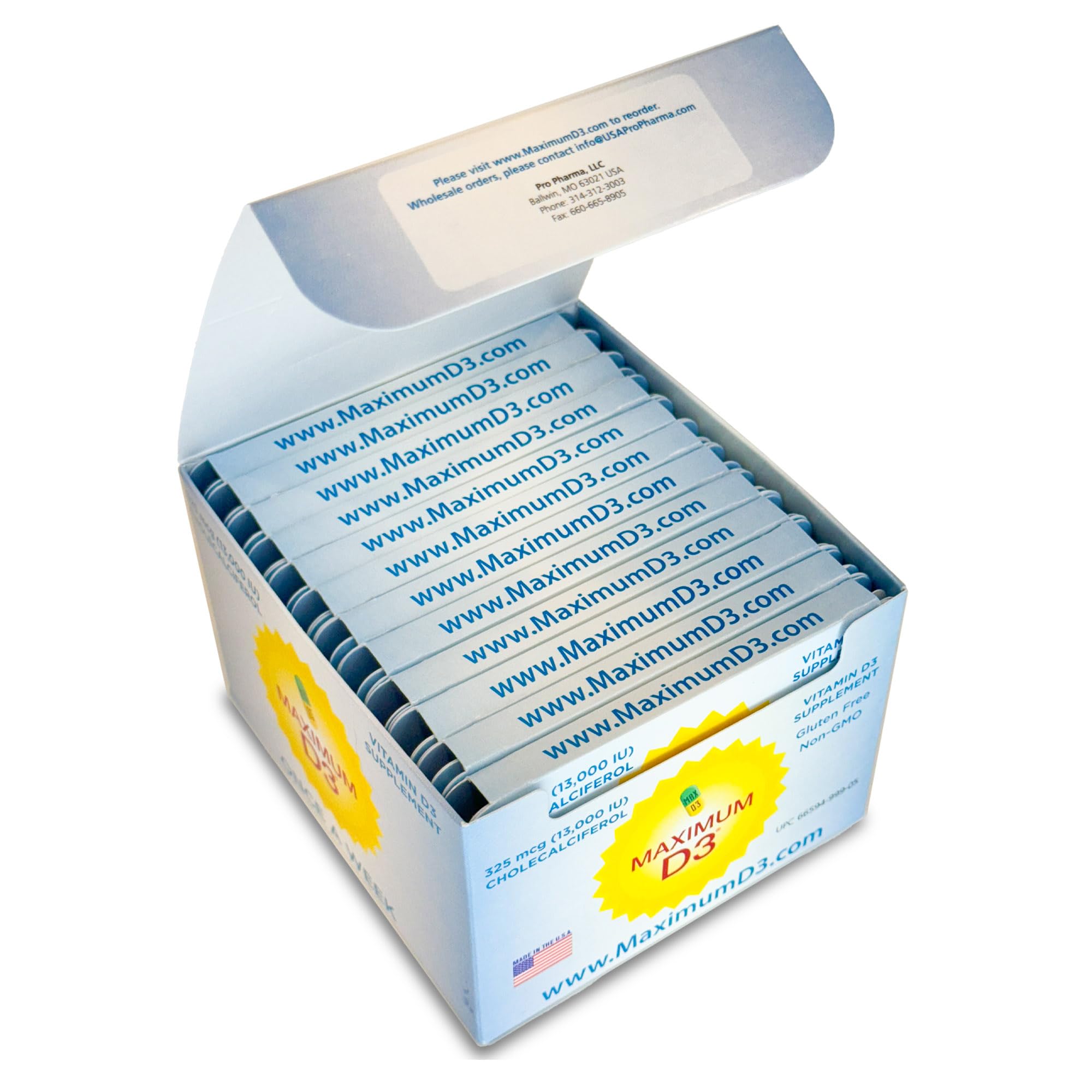 Maximum D3 13,000 IU Box – 60 Capsules (60-Week Supply) | Vitamin D3
