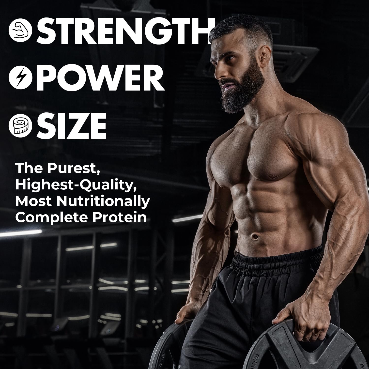 Max Muscle MaxPro Elite Whey Protein Powder – 30g Protein, 0g Sugar, 6.6g BCAAs, Strawberry Banana (4lb)
