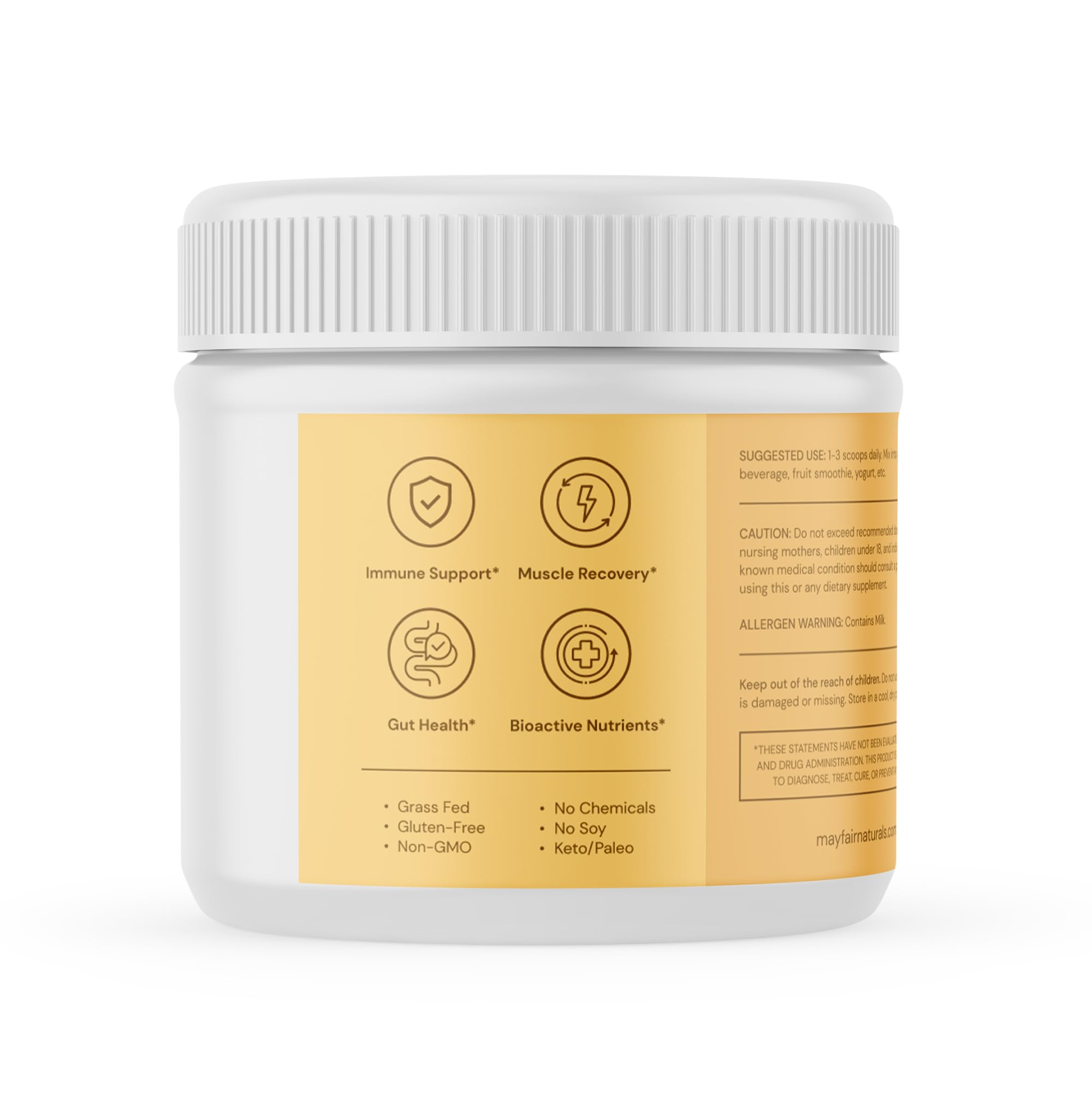 Mayfair Naturals Goat Milk Colostrum Powder – Grass-Fed, Immune & Gut Health (60g)