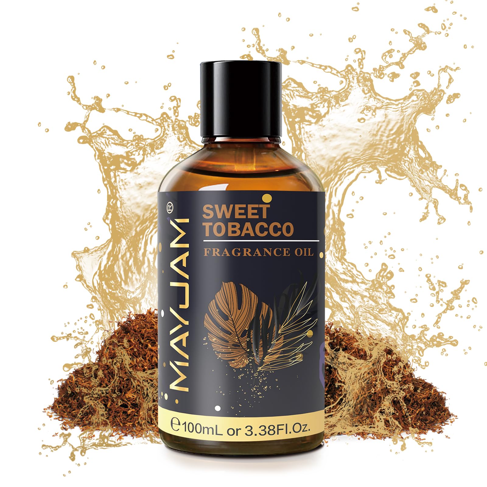 MAYJAM Sweet Tobacco Fragrance Oil 100ml – Glass Dropper for Diffusers & DIY