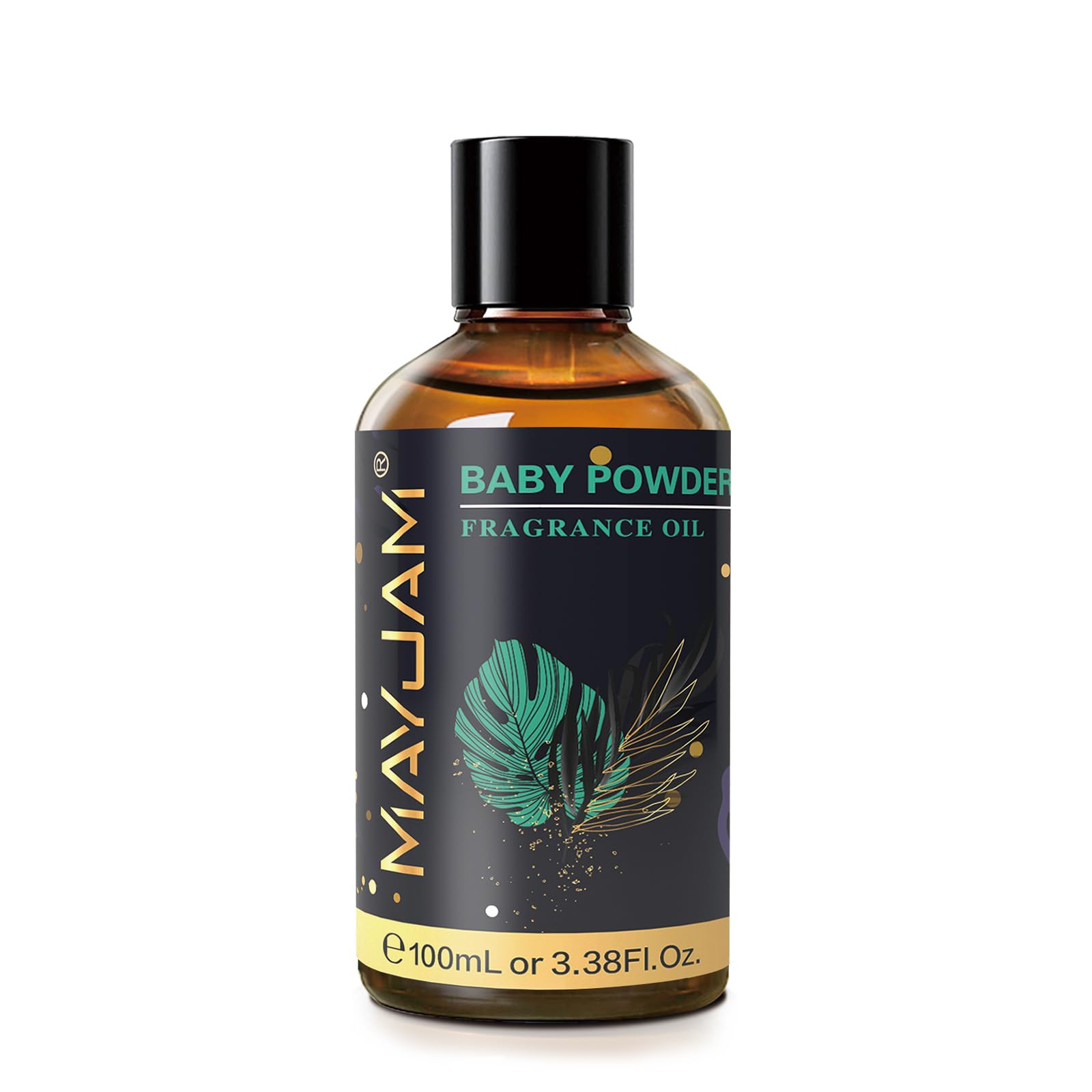 MAYJAM Baby Powder Fragrance Oil 100ml with Glass Dropper – Diffuser & DIY