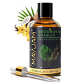 MAYJAM Coconut & Vanilla Fragrance Oils – 100ml Amber Glass Bottle with Dropper