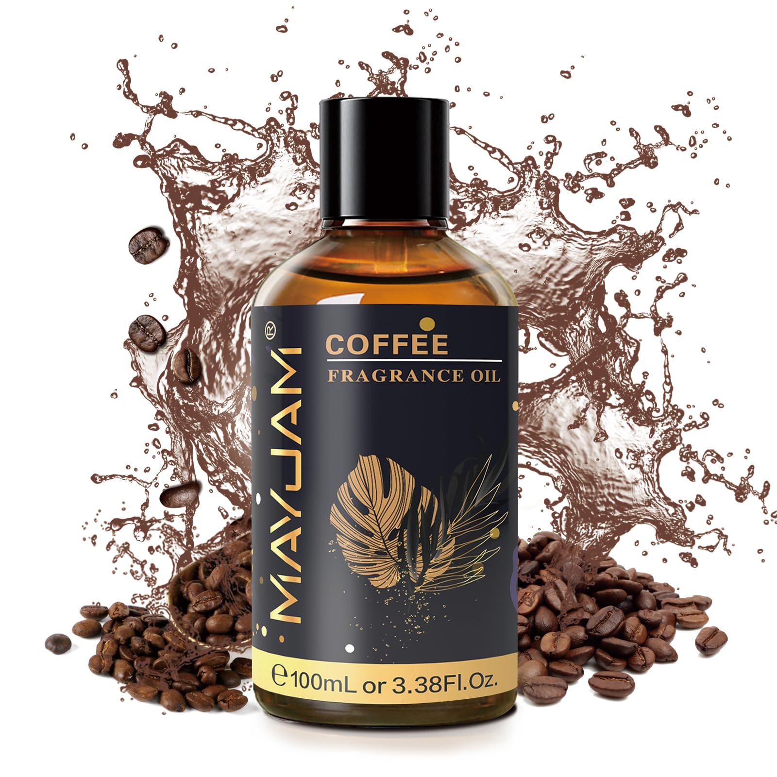 MAYJAM Coffee Fragrance Oil 100ML | Glass Dropper | Diffusers & DIY