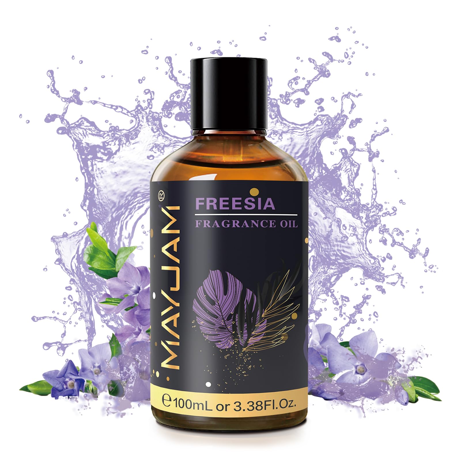 MAYJAM Freesia Fragrance Oil 100ml – Glass Dropper for Diffusers, Soap & Candle Making