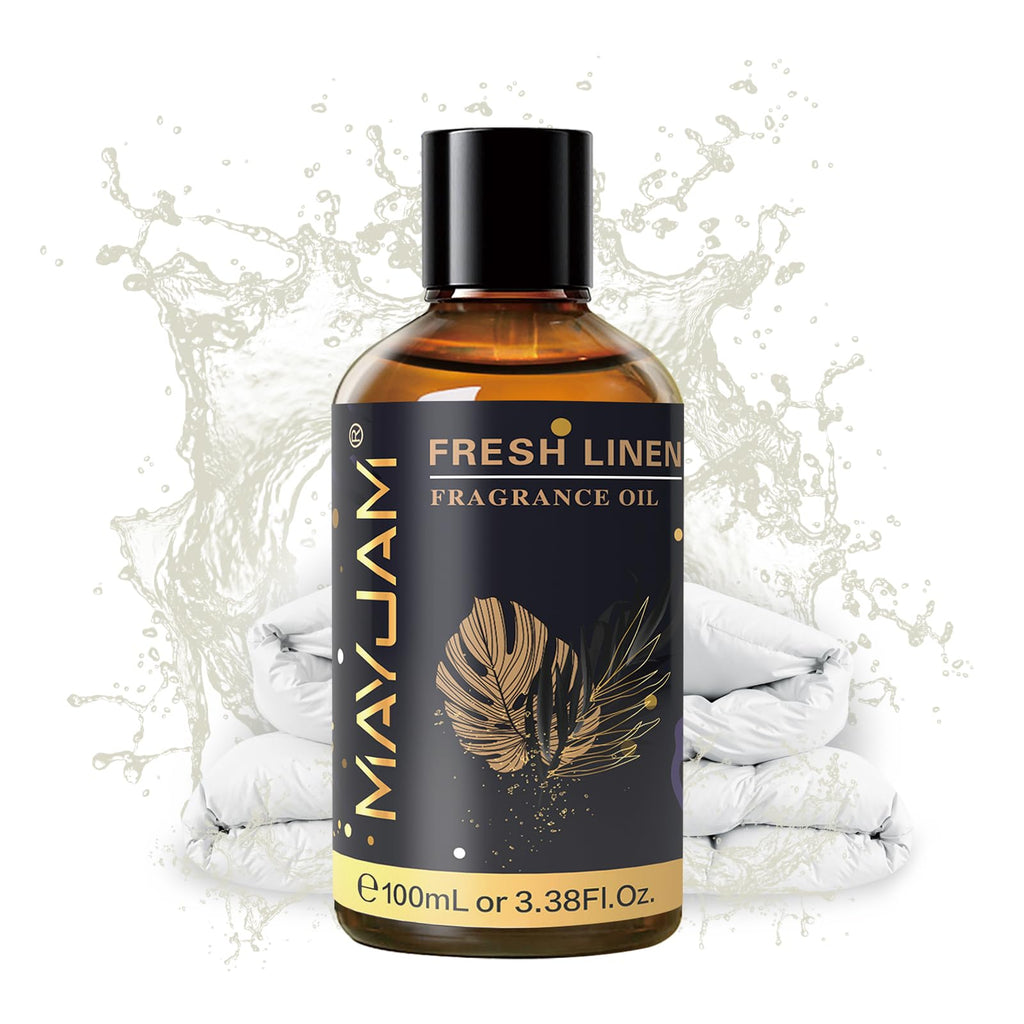 MAYJAM Fresh Linen Fragrance Oil – 100ml Diffuser Essential Oil