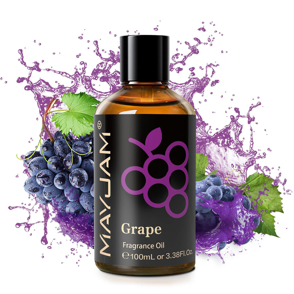 MAYJAM 100ML Grape Fragrance Oil with Glass Dropper – Diffusers & DIY