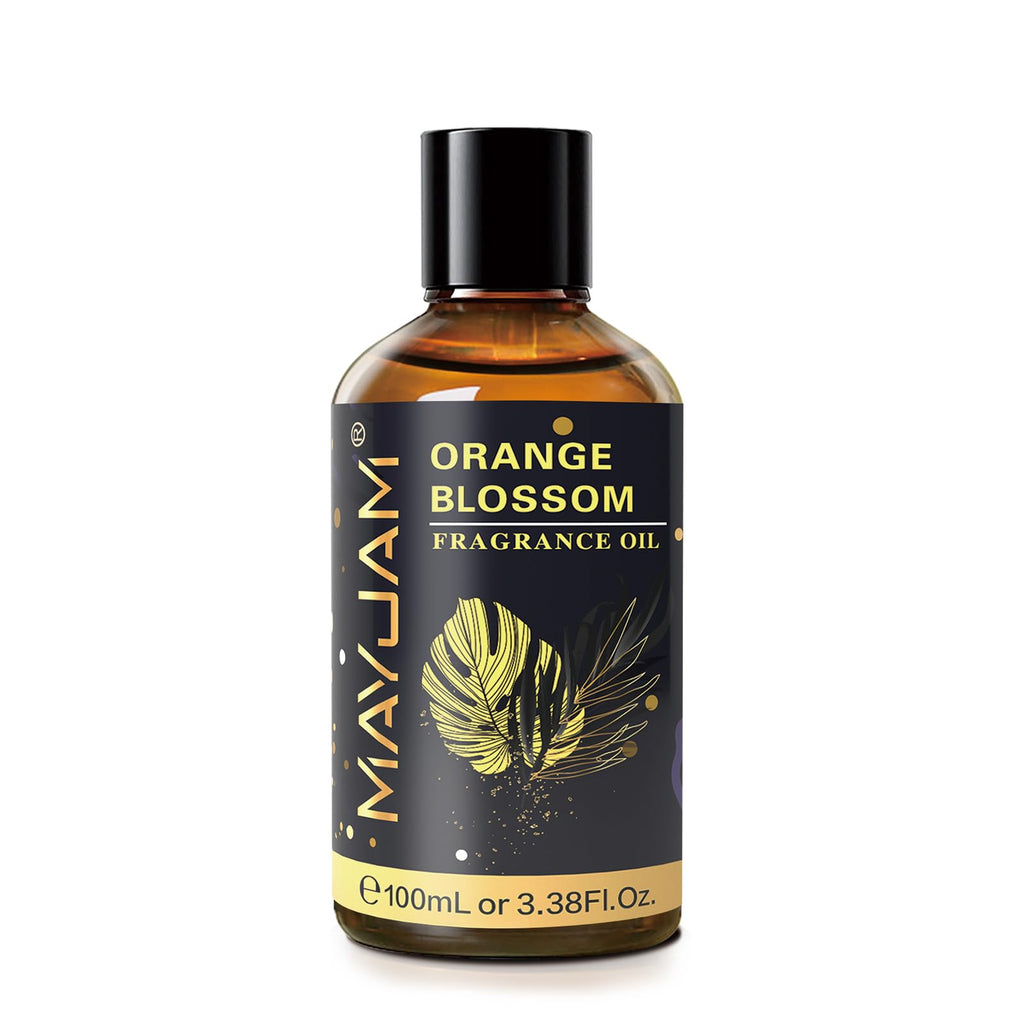 MAYJAM 100ML Orange Blossom Fragrance Oil with Glass Dropper – Diffuser & DIY Soap Candle Making