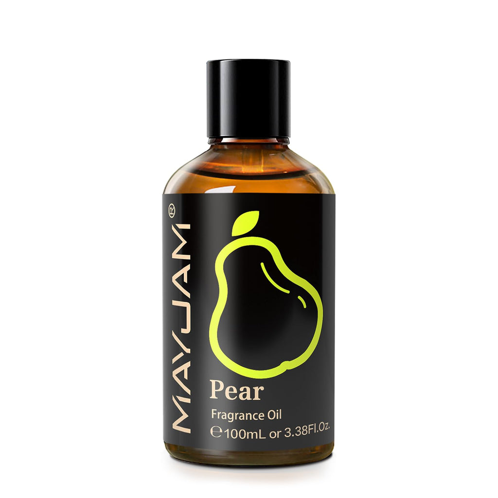 MAYJAM Pear Fragrance Oil 100ml – Diffuser & DIY Soap, Candle Making
