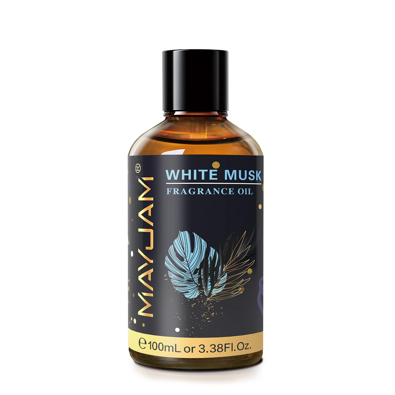 MAYJAM 100ML White Musk Fragrance Oils with Glass Dropper – Diffusers, Soap & Candle Making