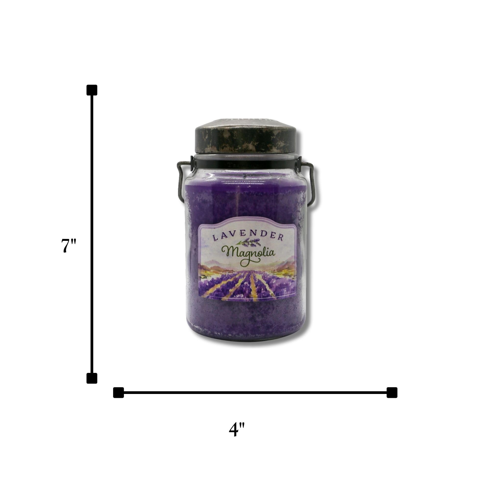 McCall’s Candles | Lavender Magnolia 26 oz – USA-Poured, Vintage Rustic Jar