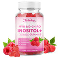 Mchokuu Myo-Inositol & D-Chiro Inositol Gummies – 40:1 Ratio, 2000mg/50mg, Vitamin D3, B12, Raspberry, Sugar Free, 60 Count