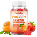 Mchokuu Pumpkin Seed Oil Gummies with Saw Palmetto – Hair & Skin Health, Strawberry, 60ct
