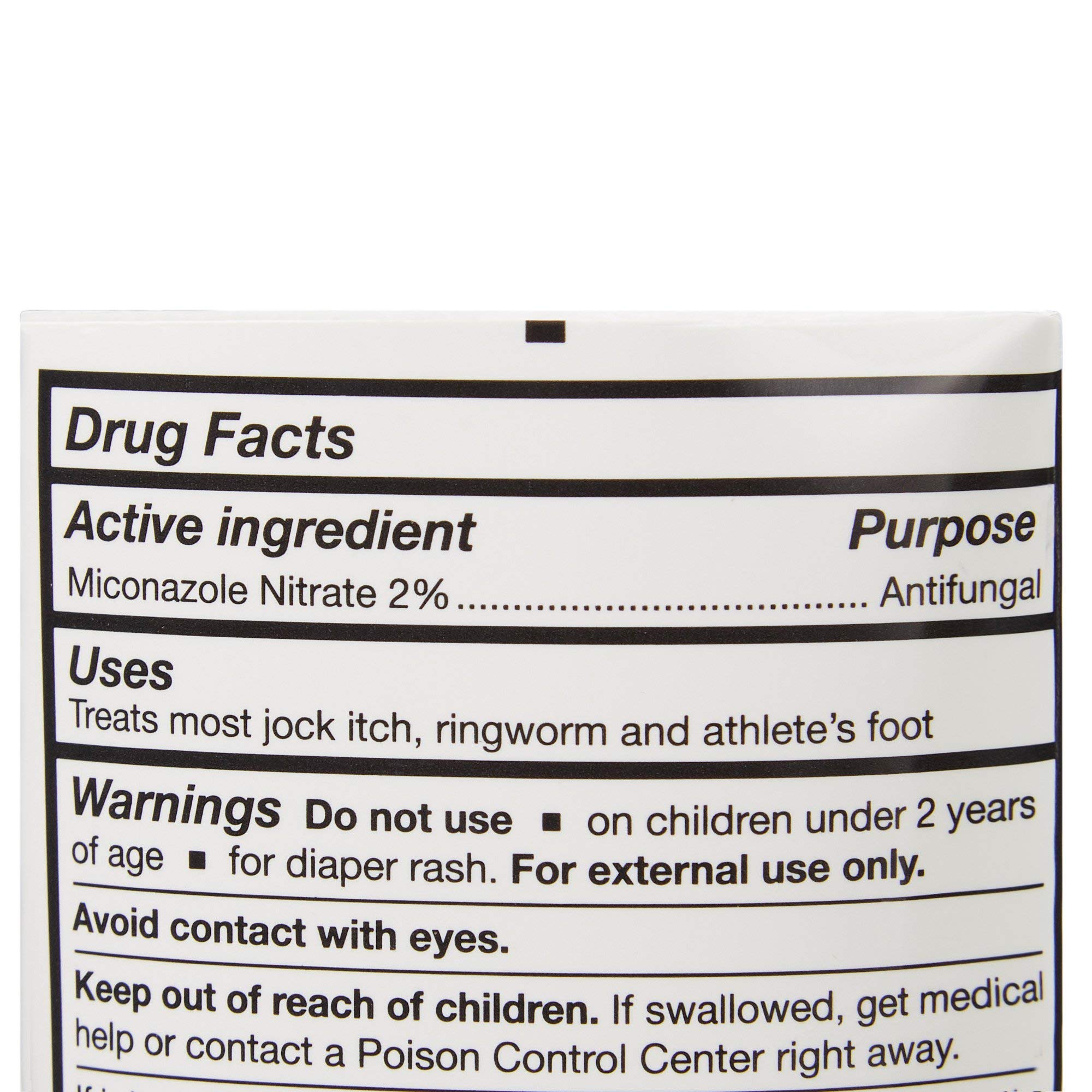McKesson Antifungal Cream 2% Miconazole Nitrate — Fast Itch Relief for Athlete's Foot, Jock Itch, Ringworm (4 oz Tube, 12 Count)
