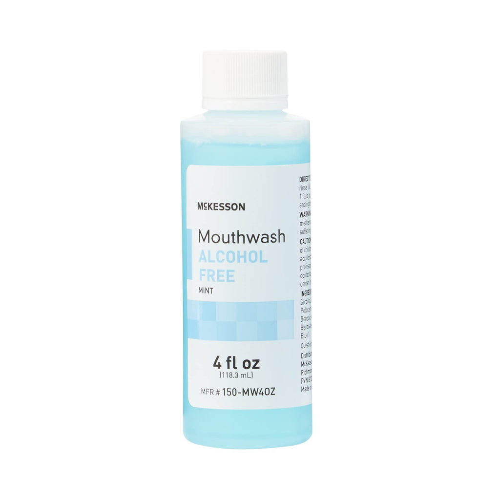 McKesson Mouthwash – Alcohol-Free Mint, 4 oz, 1 Count
