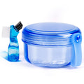 Mckkor Leak-Proof Portable Denture Bath Case | Denture Cleaning Cup