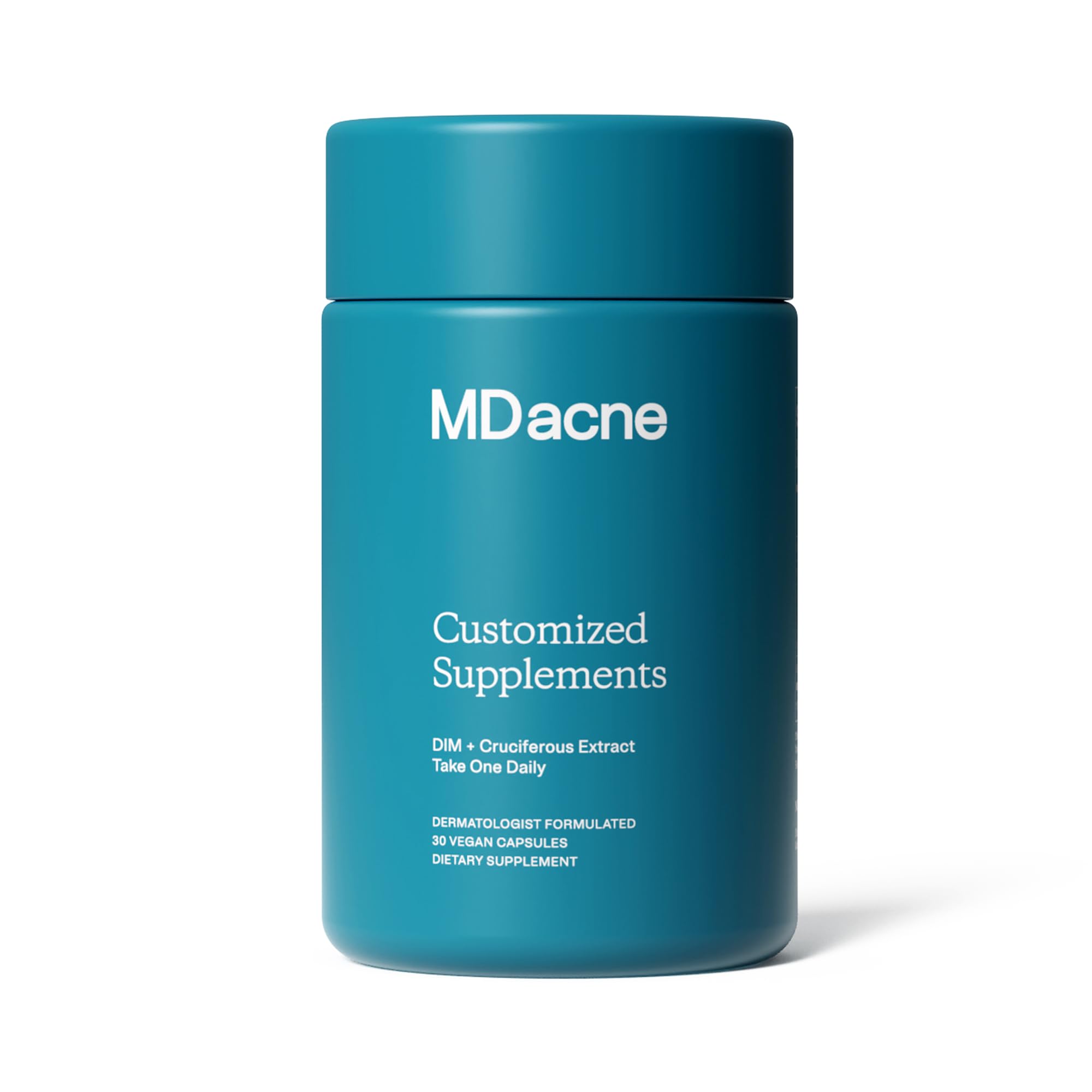 MDacne DIM Skin Clearing Supplements – 30 Vegan Capsules | Acne Treatment, Estrogen Balance & Hormone Support