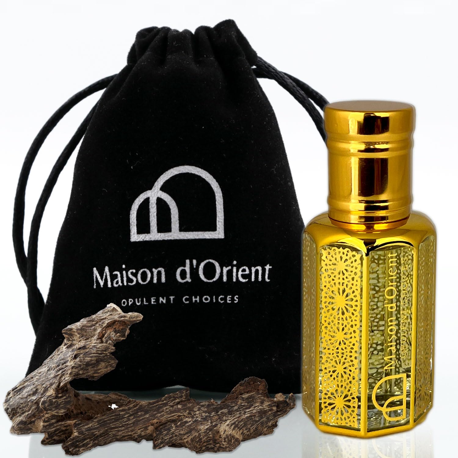 MdO Oud Wood Perfume Oil 12mL – Exotic Oud, Sandalwood & Spice Unisex Attar