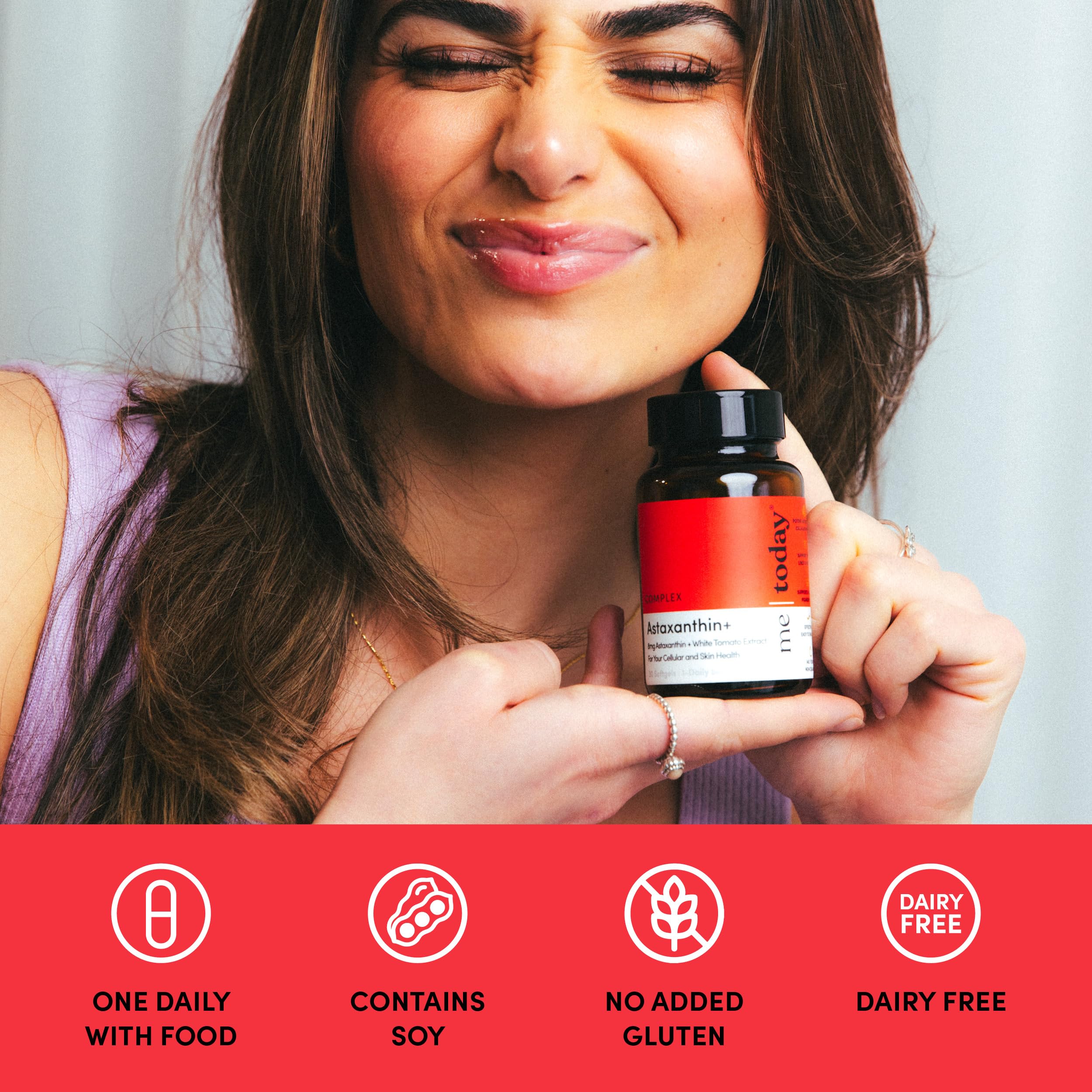 Me Today Complex Astaxanthin+ 8mg Softgels - Antioxidant Skin Health & Cellular Wellness (30 Servings)