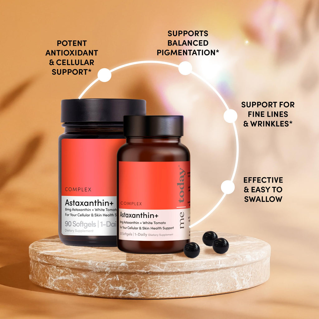 Me Today Complex Astaxanthin+ 8mg Softgels | Antioxidant Support for Skin Health & Cellular Wellness