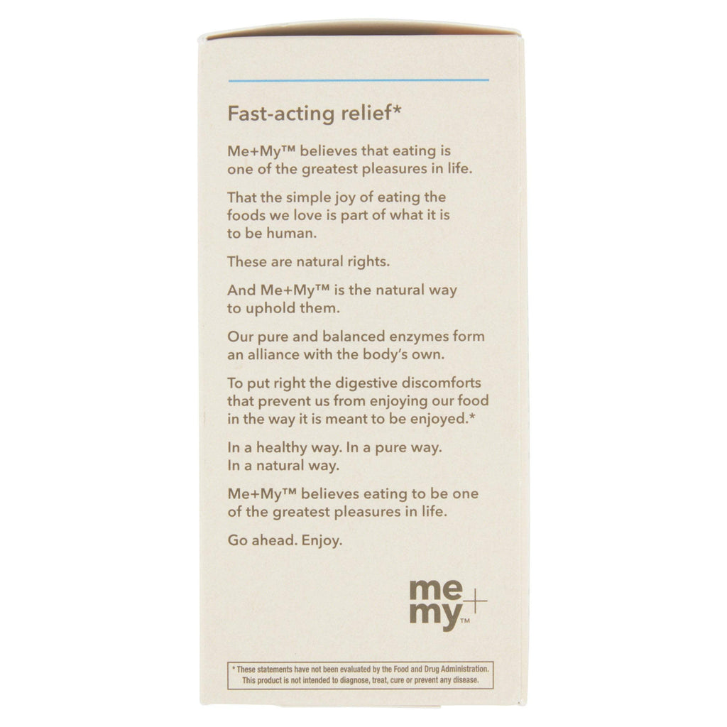 Me + My Gluten Assist Dietary Enzyme Supplement – Fast-Acting Gluten & Carbs Digestive Support
