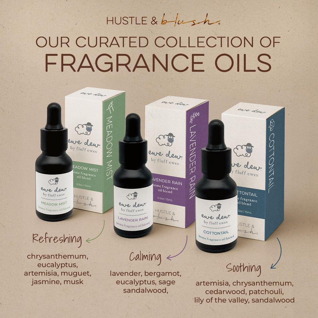 Hustle & Blush Meadow Mist Essential Oil – 15ml for Dryer Balls & Home Fragrance