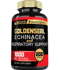 Mecisco Goldenseal Root Capsule Organic with Echinacea - Immune & Digestive Support (200 Capsules)