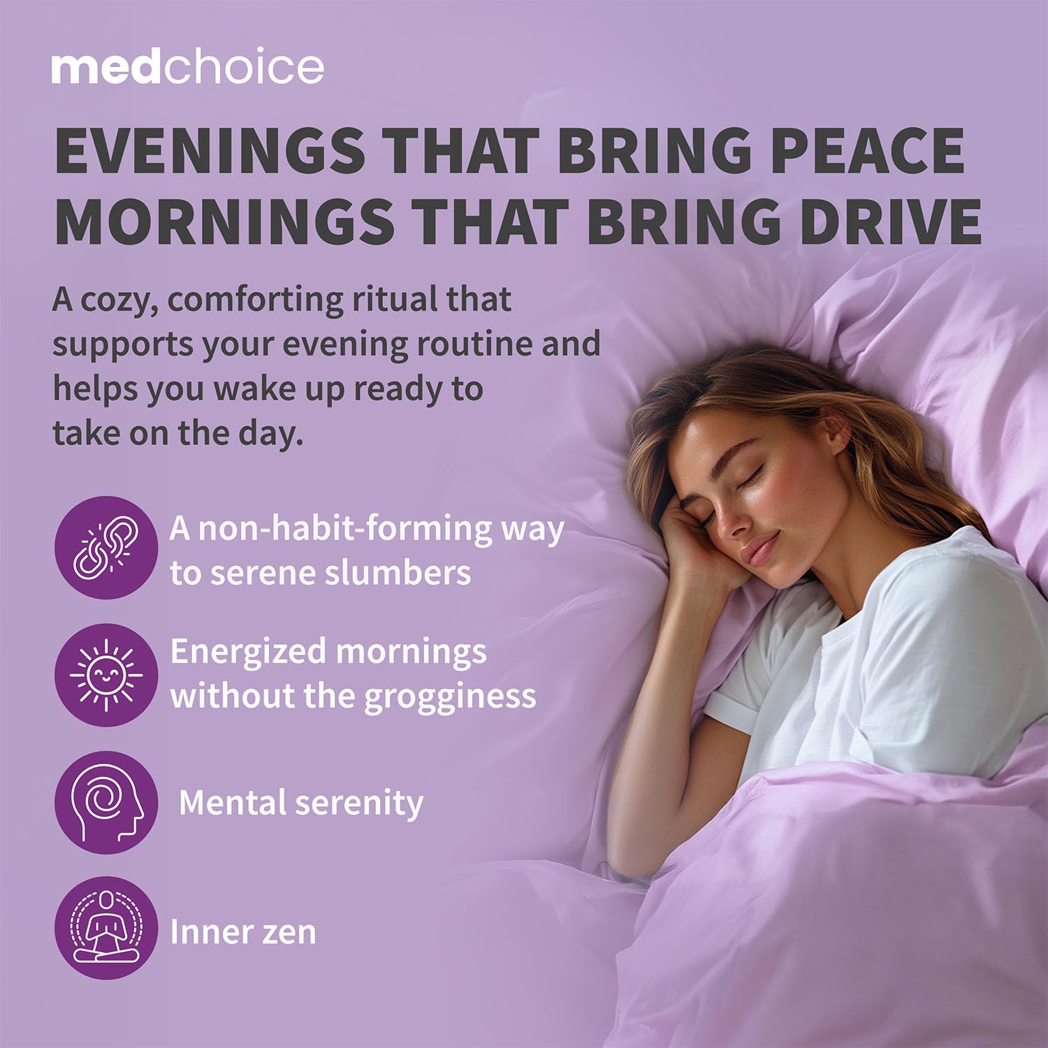 MEDCHOICE 12-in-1 Melatonin Sleep Capsules – Melatonin 5 mg + Magnesium Glycinate 500 mg (90 ct, Pack of 2)