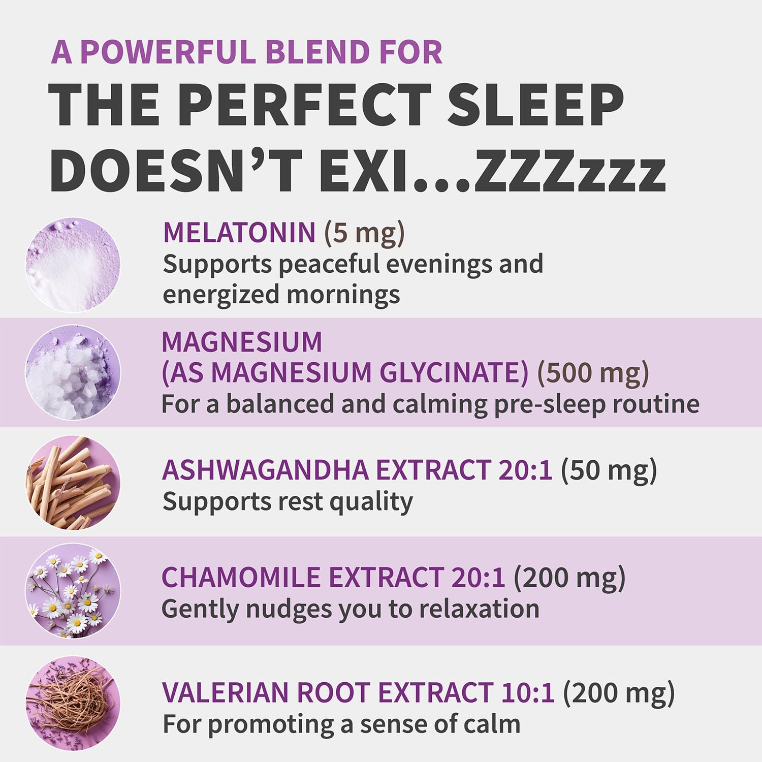 MEDCHOICE 12-in-1 Melatonin Sleep Capsules – 5 mg Melatonin & 500 mg Magnesium Glycinate (90ct, Pack of 3)