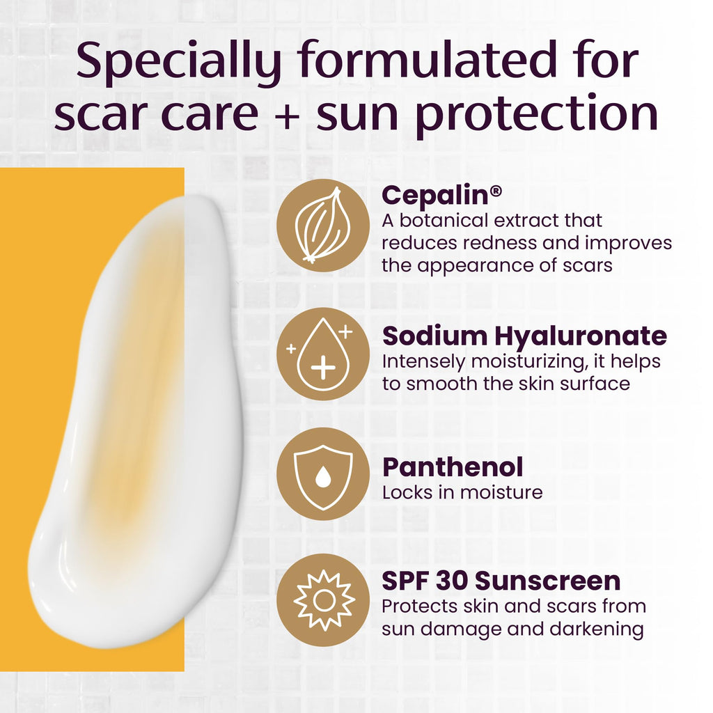 Mederma Scar Cream Plus SPF 30 - Advanced Scar Treatment with Sun Protection (0.7 oz)