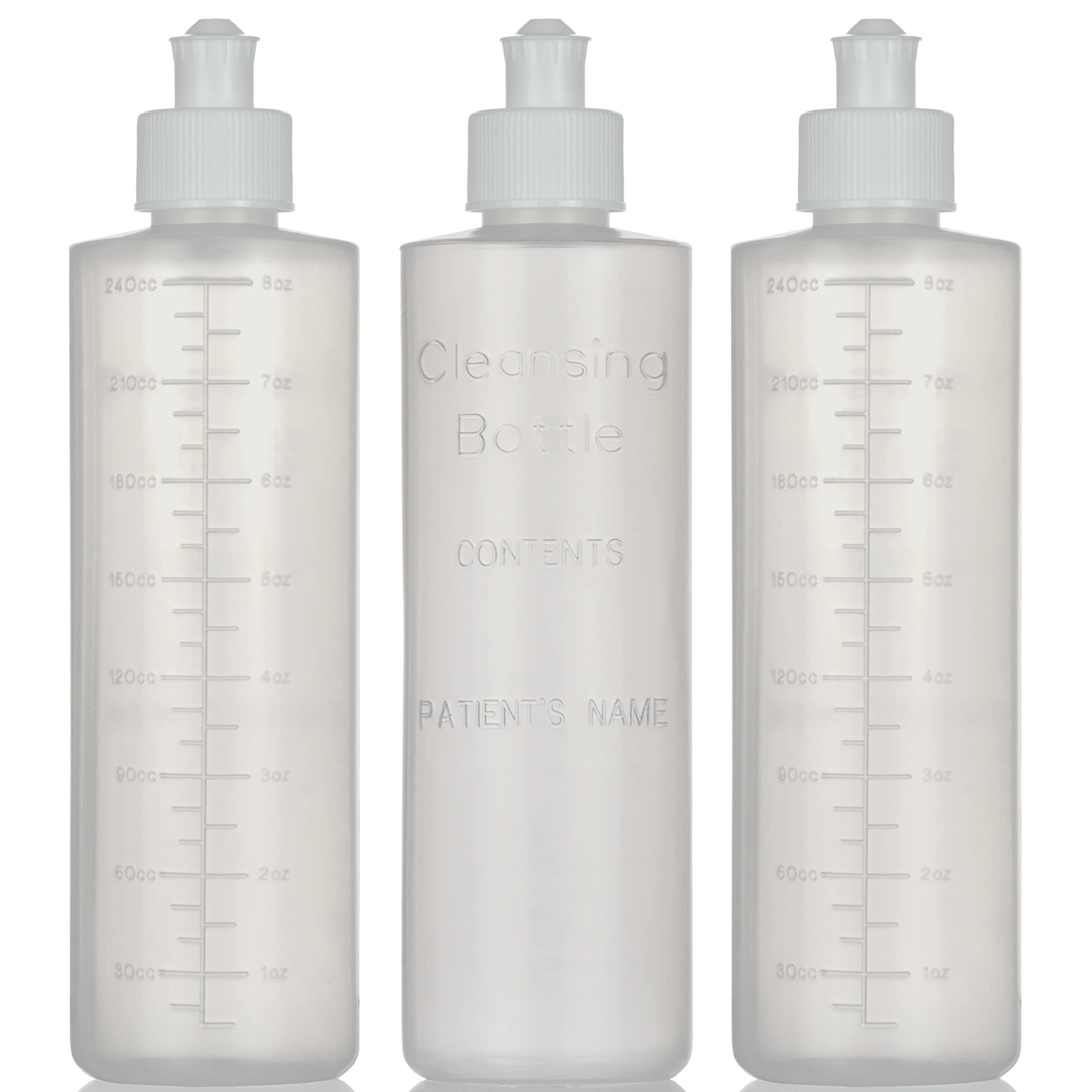 Medical Sales Supply Perineal Lavette Irrigation Bottle – Postpartum Care, 8oz (Pack of 3), Portable Bidet for Women