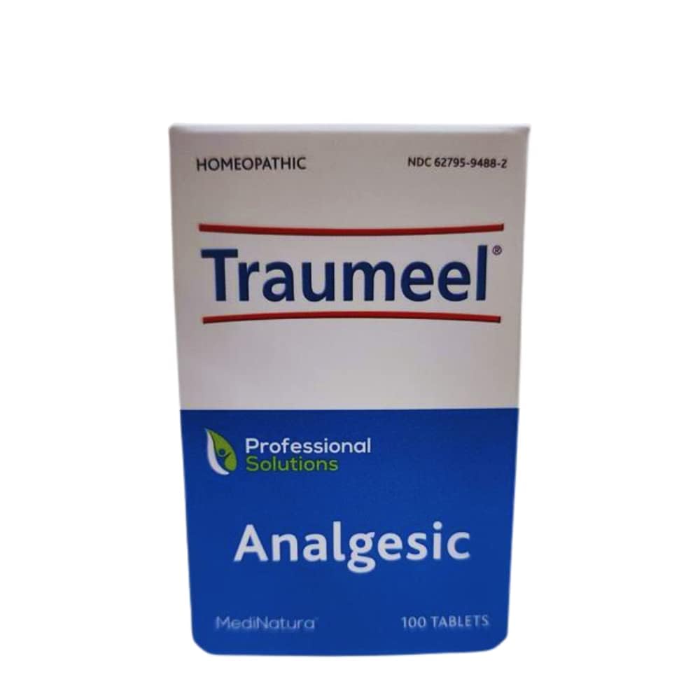 MediNatura Traumeel – Homeopathic Arnica with 13 Active Ingredients for Muscle & Joint Pain (Germany Made, 100 Tablets)