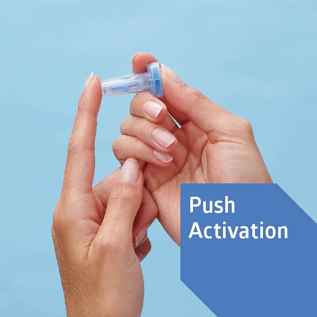 Medline Sterile Safety Lancets – Push-Button 28G x 1.6 mm, Box of 200