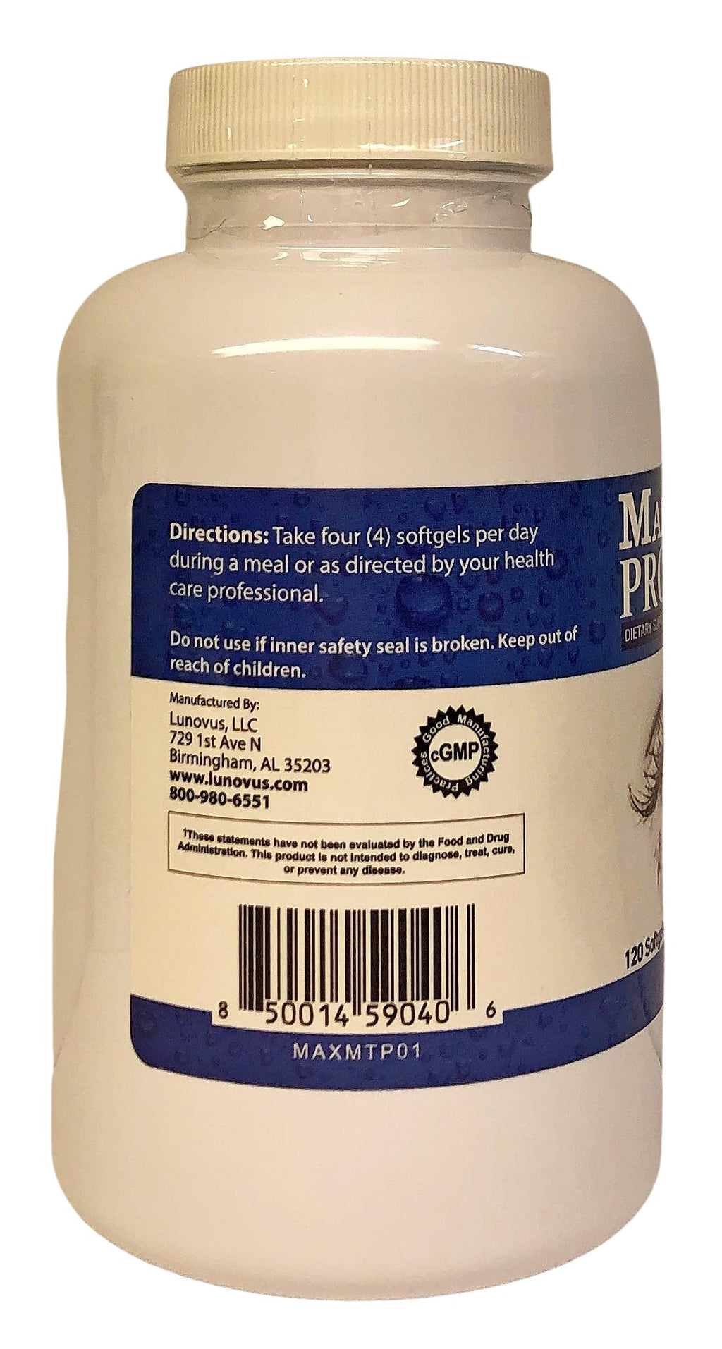 MedOp Pro 120 Softgels – Eye Support with Omega-3 EPA/DHA, Vitamin A & Mucin Complex