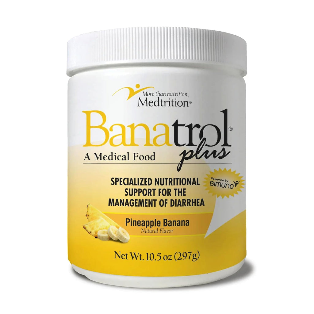 Medtrition Banatrol Natural Anti-Diarrheal with Prebiotics – Pineapple, 28 Servings