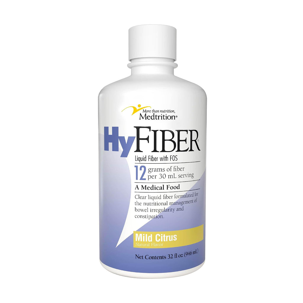 Medtrition HyFiber Daily Liquid Fiber – Regularity & Soft Stools (32 oz)