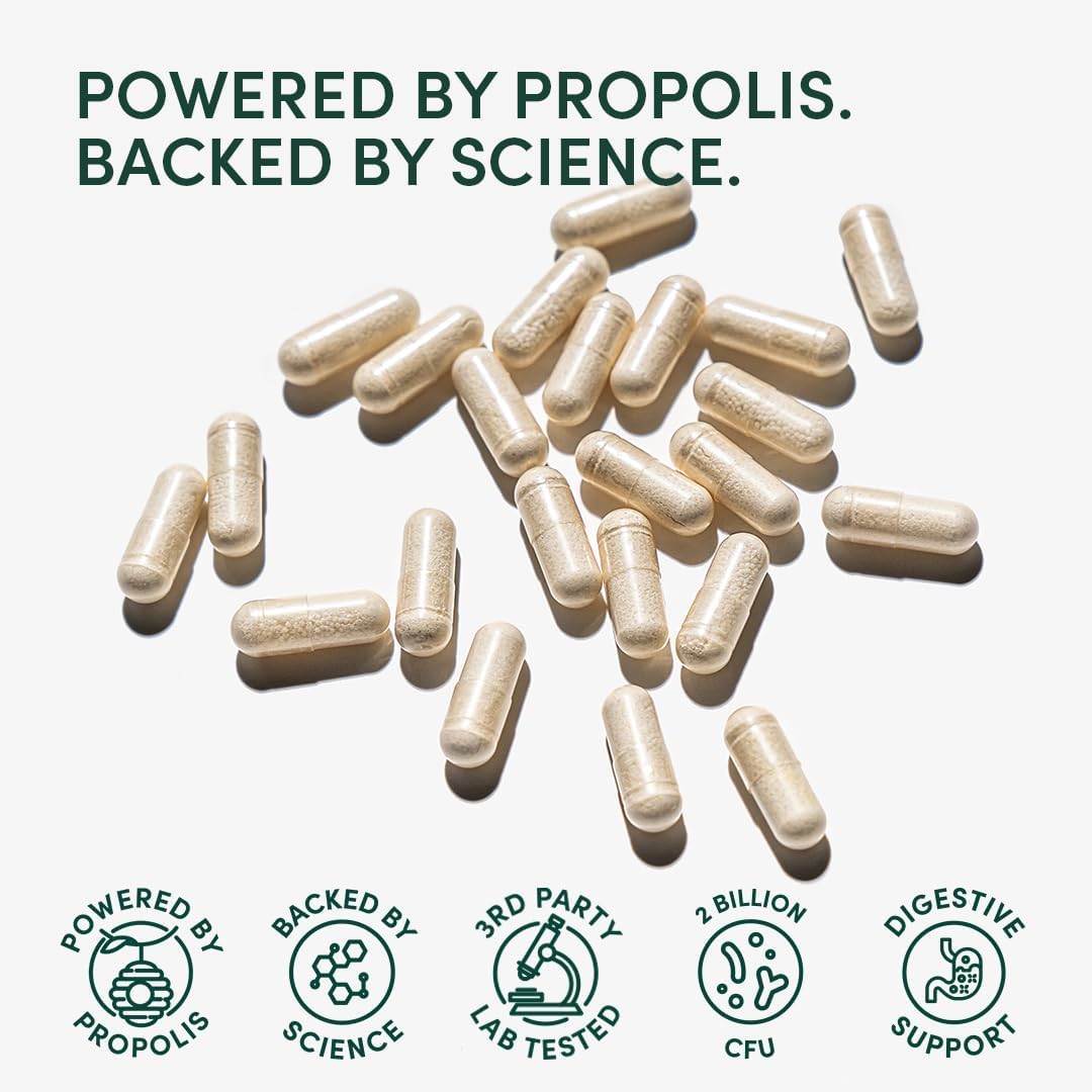 Beekeeper's Naturals Complete Gut Health – 3-in-1 Probiotic, Prebiotic & Postbiotic (28ct)