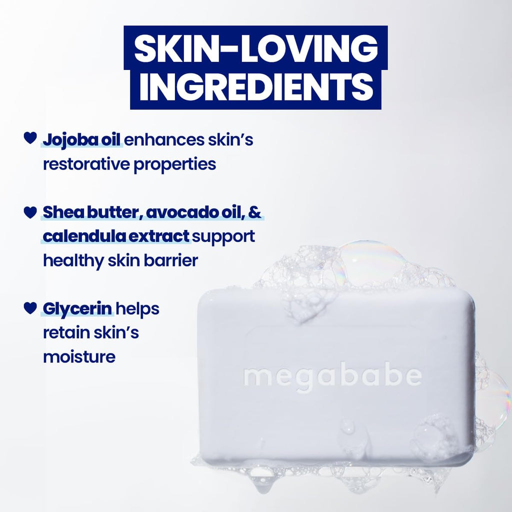 Megababe Bidet Bar | pH-Balanced Intimate Cleansing Bar (4.5 oz) | Stocking Stuffer Gift