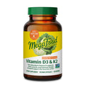 MegaFood Vitamin D3 5000 IU with K2 – Vegetarian D3/K2 for Bones, Teeth & Immune Support | 120 Mini Capsules