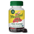 MegaFood Iron Energy Gummies – Iron + B12 & B6, Strawberry, 60 Count