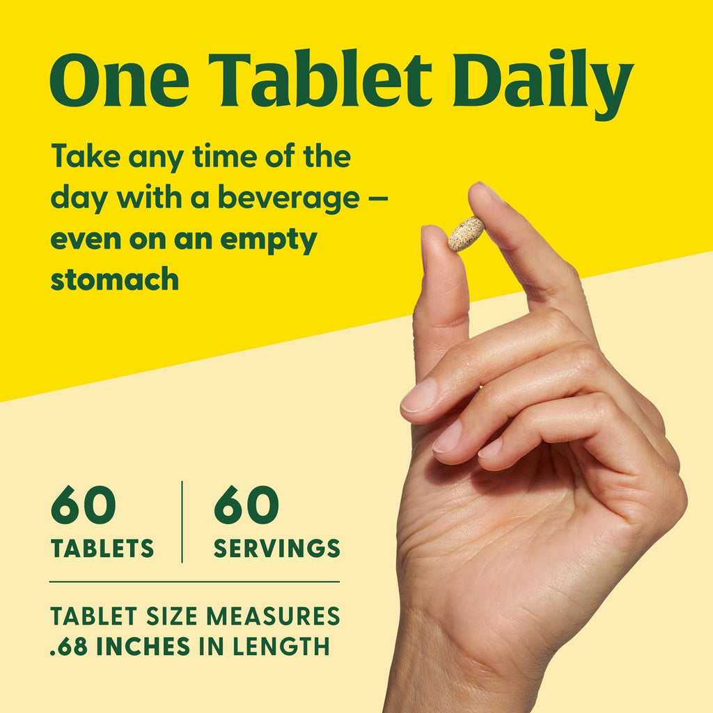 MegaFood Men's 55+ One Daily Multivitamin – Immune & Energy Support (Vegetarian)