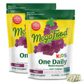 MegaFood One Daily Kids Multivitamin Soft Chews – Grape Flavor, 4+ | Vegetarian, 30 Chews, 2 Pack