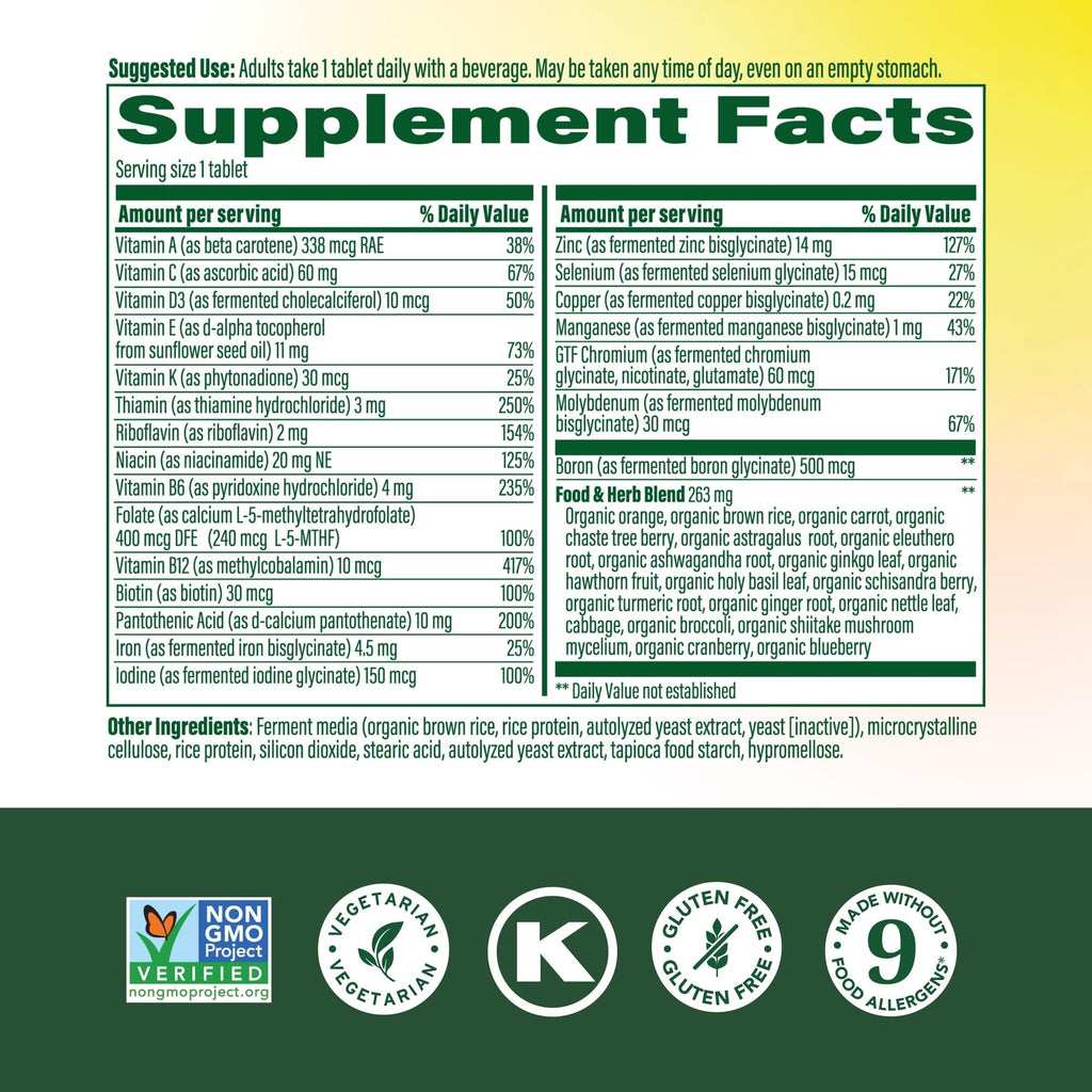 MegaFood Women 40+ Multivitamin | One Daily, Vegetarian, Methylated B12 & Folate
