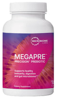 Microbiome Labs MegaPre Prebiotic Fiber Supplement in Vegetable Capsules – Clinically Tested Oligosaccharides for Microbial Diversity (180 Capsules)