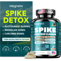 MEGNETA Spike Tri-Support+ Nattokinase 20,000 FU/g – Bromelain 500mg, Curcumin 800mg