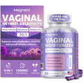 MEGNETA Vaginal Moisturizer: Kacip Fatimah 1000mg & Manjakani 200mg (30:1) – Slippery Elm, Vegan, 60 capsules