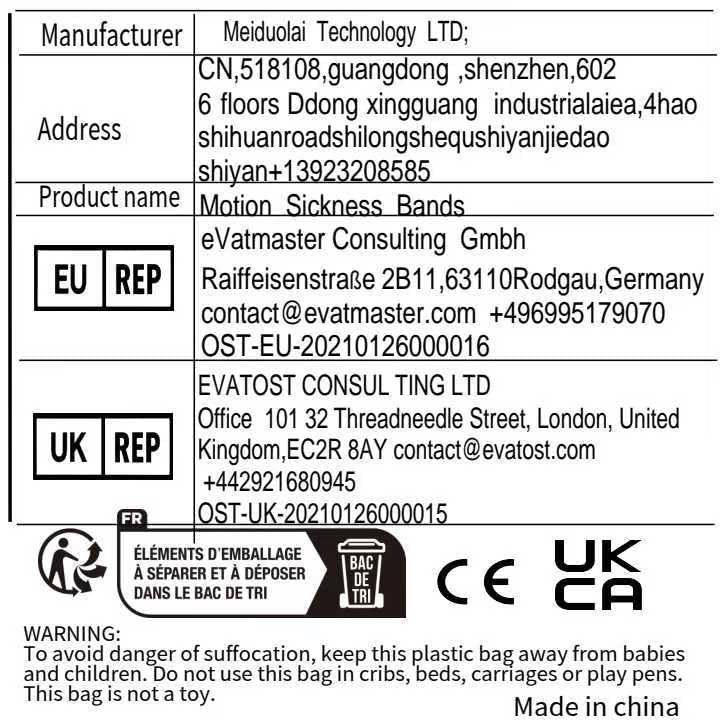 MEIYYJ Morning Sickness Relief Wristbands – Motion Sickness & Travel Nausea Bands (Dark Blue)