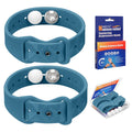 MEIYYJ Motion Sickness Bands – Travel Wristbands for Adults & Kids (Blue)