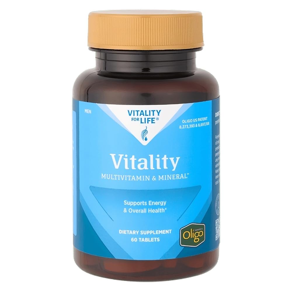 Melaleuca Vitality Men's Multivitamin & Mineral (60 Tablets) – Powered by Oligo for Energy & Health