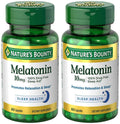 Melatonin 10 mg, 2 Bottles (60 Count) | Natures Bounty Sleep Support