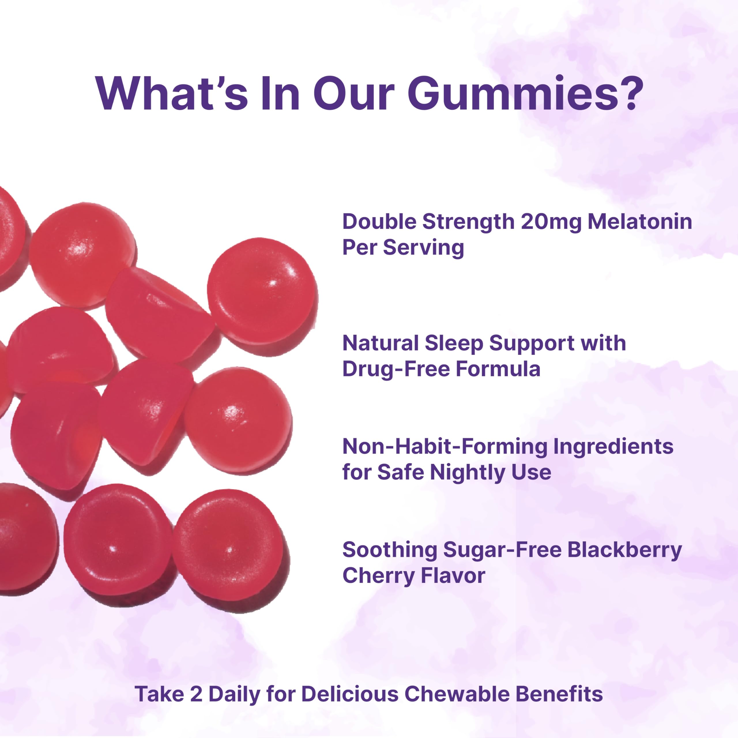 Micro Ingredients Melatonin Gummies 20mg – 120ct | Sugar-Free Sleep Aid